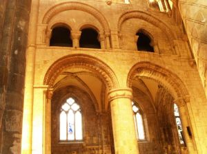 Selby Abbey, nave, north arcade, early twelfth century